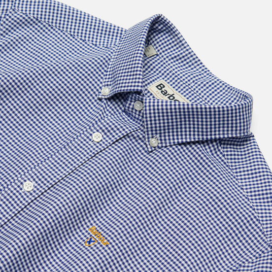 Мужская рубашка Barbour Saltire Gingham Navy