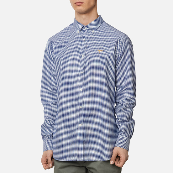 Мужская рубашка Barbour Saltire Gingham Navy