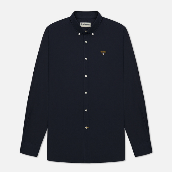 Мужская рубашка Barbour Saltire Stretch Poplin Navy
