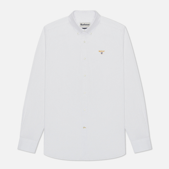 Мужская рубашка Barbour Saltire Stretch Poplin White