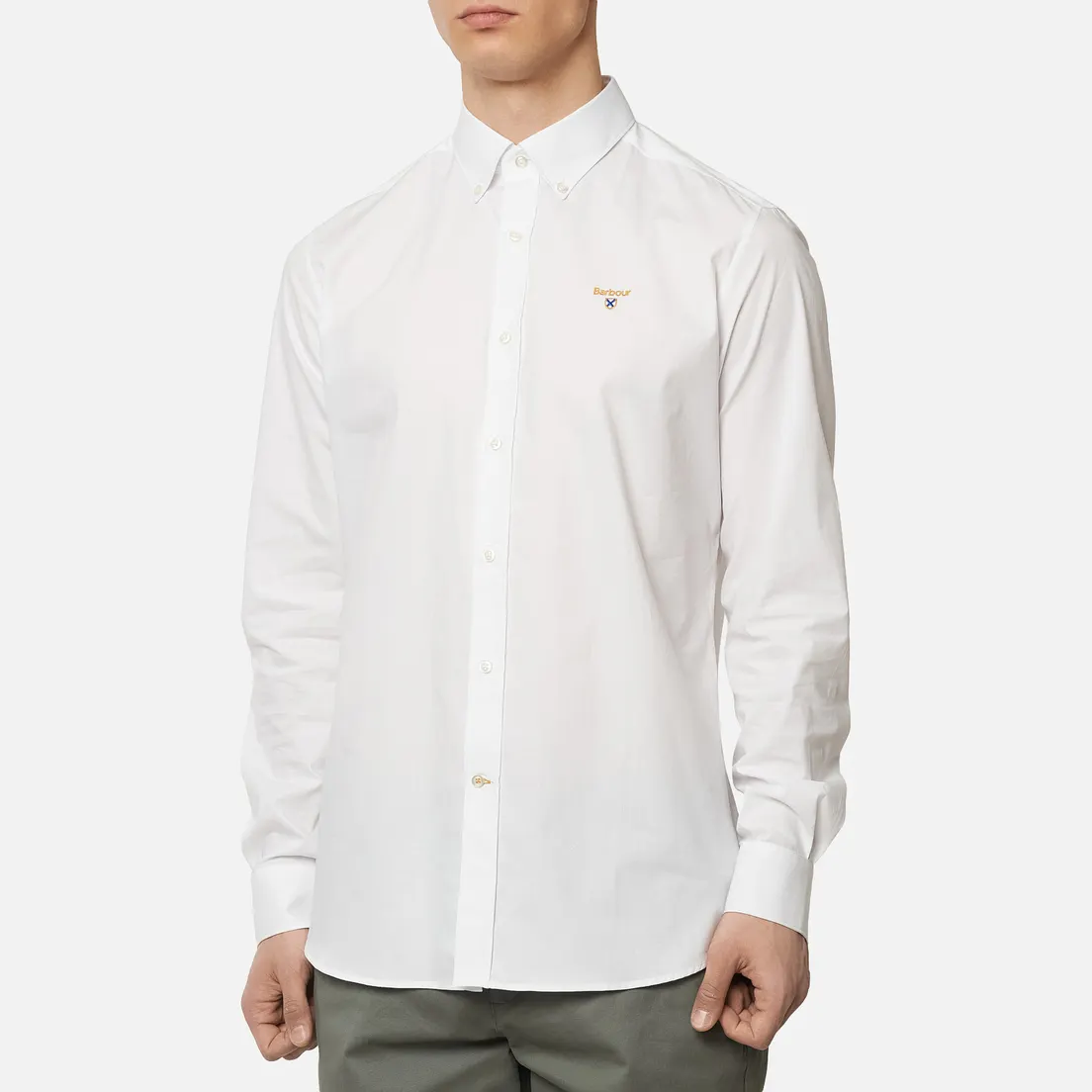 Barbour Мужская рубашка Saltire Stretch Poplin