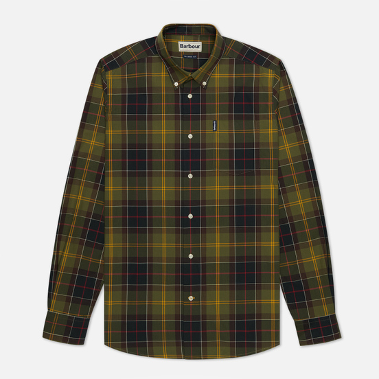 Мужская рубашка Barbour Tartan 7 Tailored Fit Classic Green