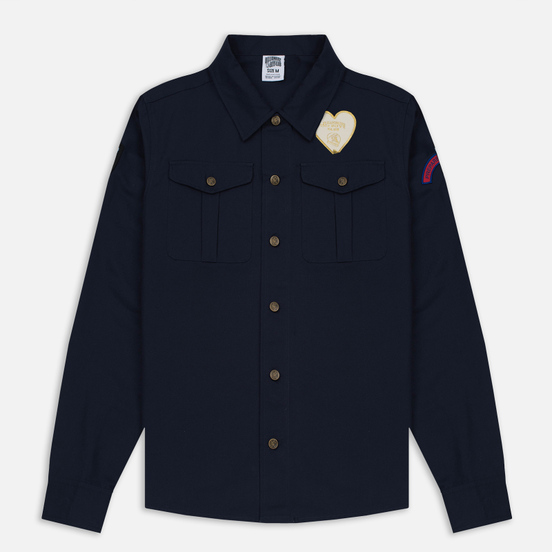Мужская рубашка Billionaire Boys Club Nose Art Embroidered Navy