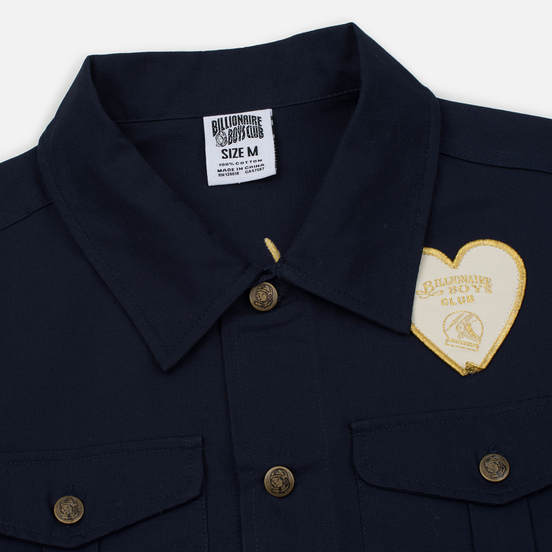 Мужская рубашка Billionaire Boys Club Nose Art Embroidered Navy