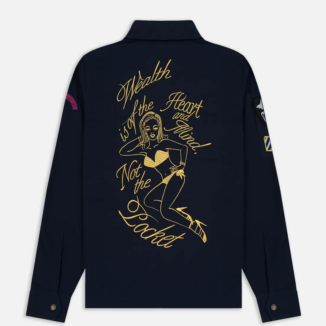 Billionaire Boys Club Мужская рубашка Nose Art Embroidered
