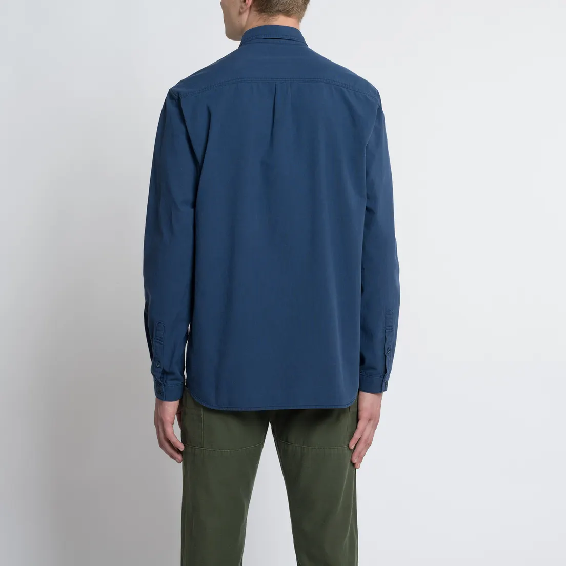 Bleu De Paname Мужская рубашка Chemise Bureau