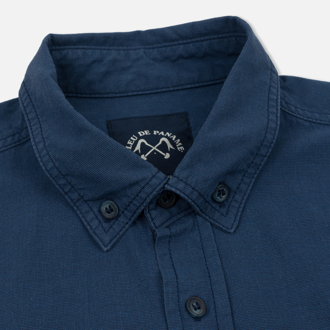 Bleu De Paname Мужская рубашка Chemise Bureau