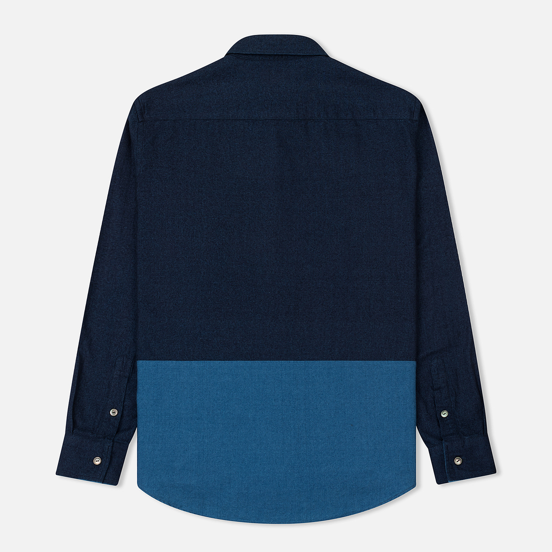 Blue Blue Japan Мужская рубашка J5680 Cotton Flannel Combination
