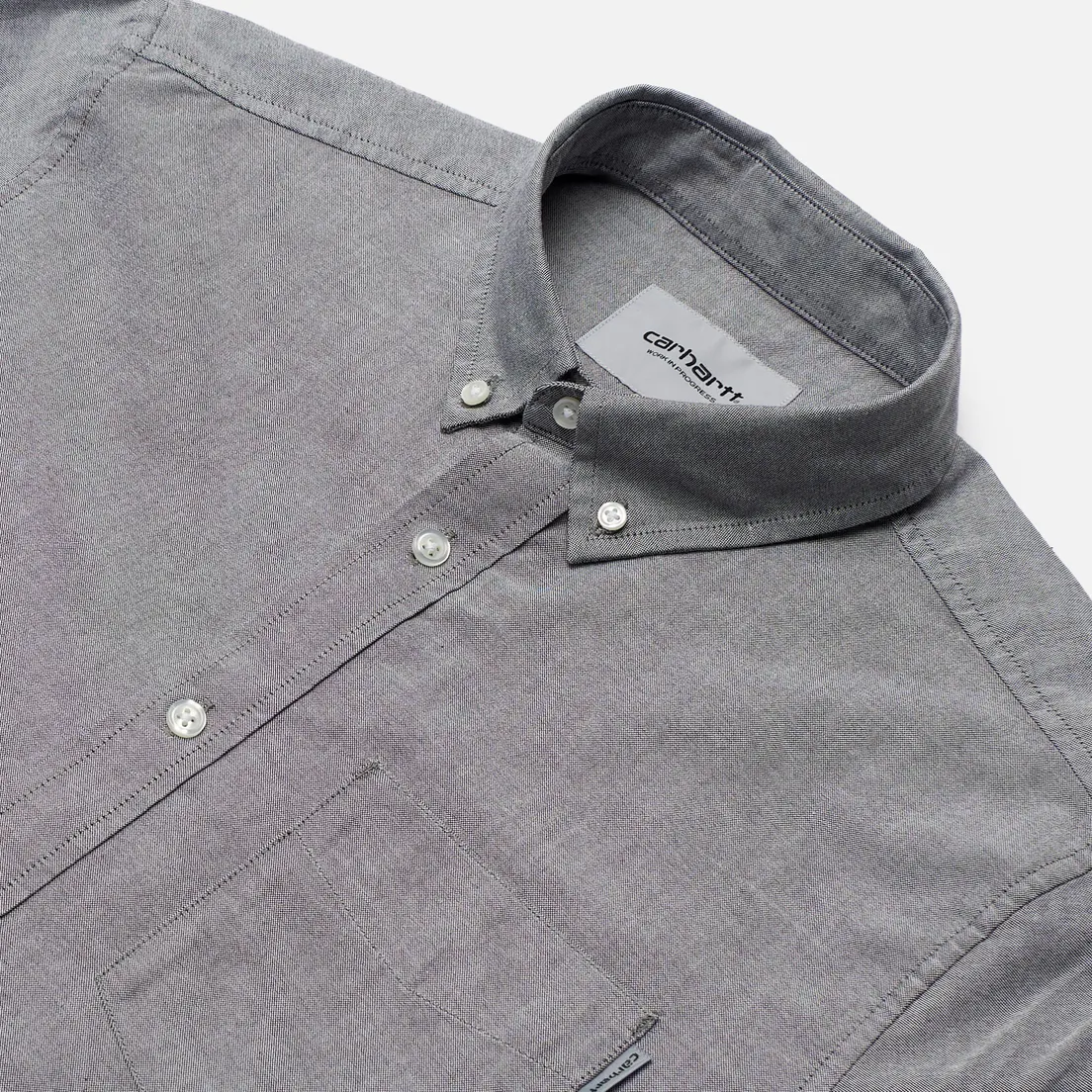 Carhartt WIP Мужская рубашка Button Down Pocket Cotton Oxford 4.7 Oz