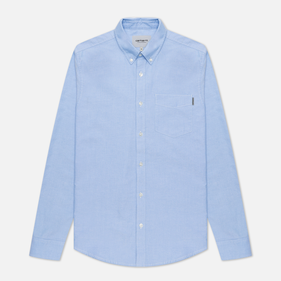 Carhartt WIP Мужская рубашка Button Down Pocket Cotton Oxford 4.7 Oz
