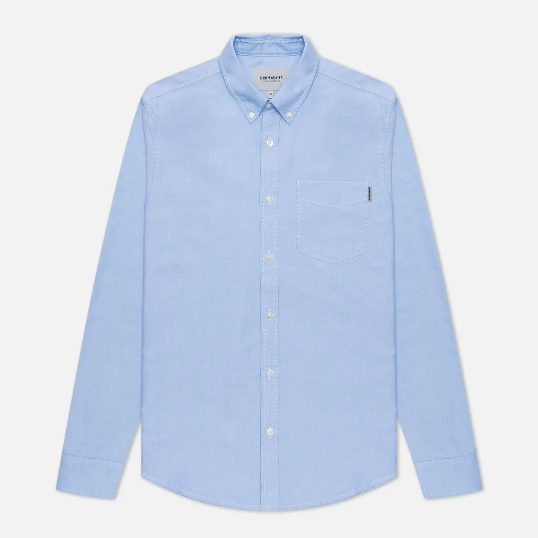 Carhartt WIP Мужская рубашка Button Down Pocket Cotton Oxford 4.7 Oz