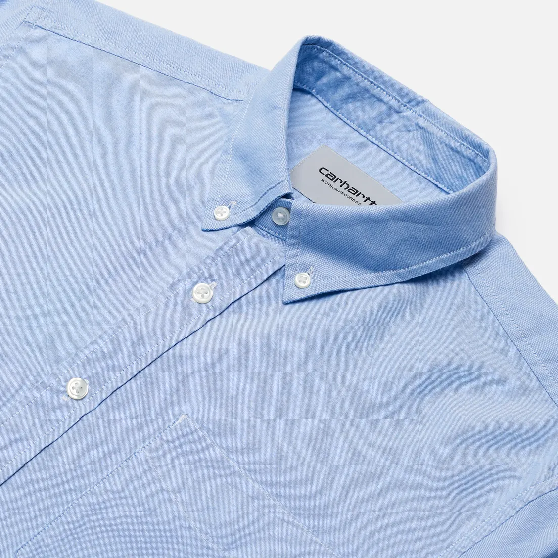 Carhartt WIP Мужская рубашка Button Down Pocket Cotton Oxford 4.7 Oz