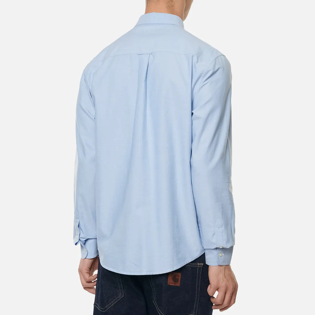 Carhartt WIP Мужская рубашка Button Down Pocket Cotton Oxford 4.7 Oz