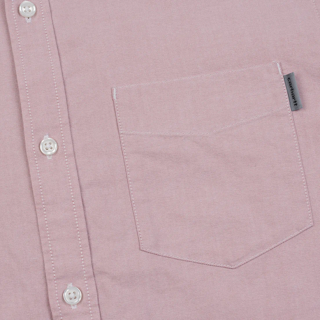Carhartt WIP Мужская рубашка Button Down Pocket Cotton Oxford 4.7 Oz