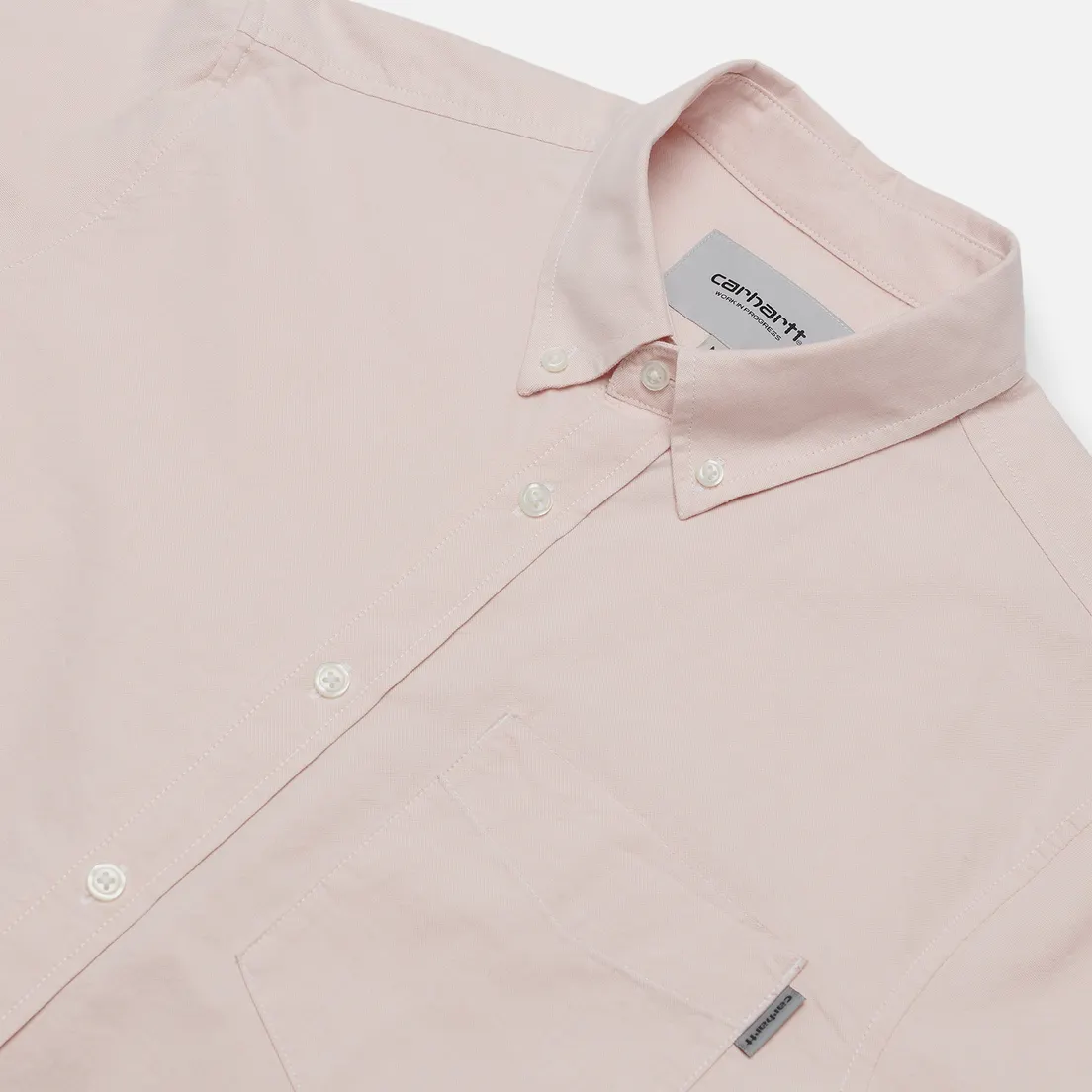 Carhartt WIP Мужская рубашка Button Down Pocket Cotton Oxford 4.7 Oz