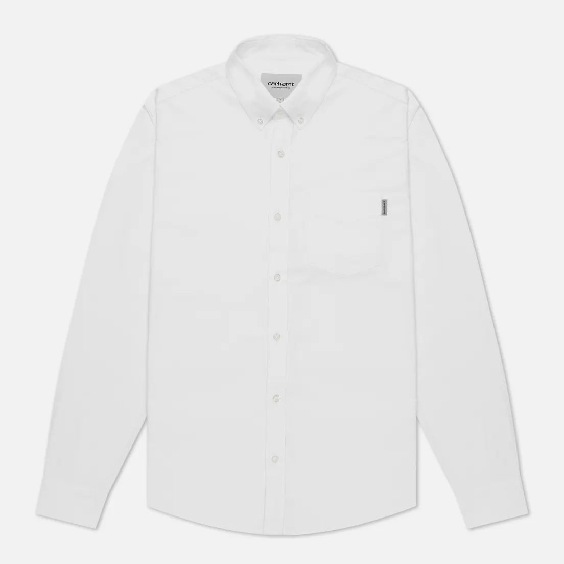 Carhartt WIP Мужская рубашка Button Down Pocket Cotton Oxford 4.7 Oz