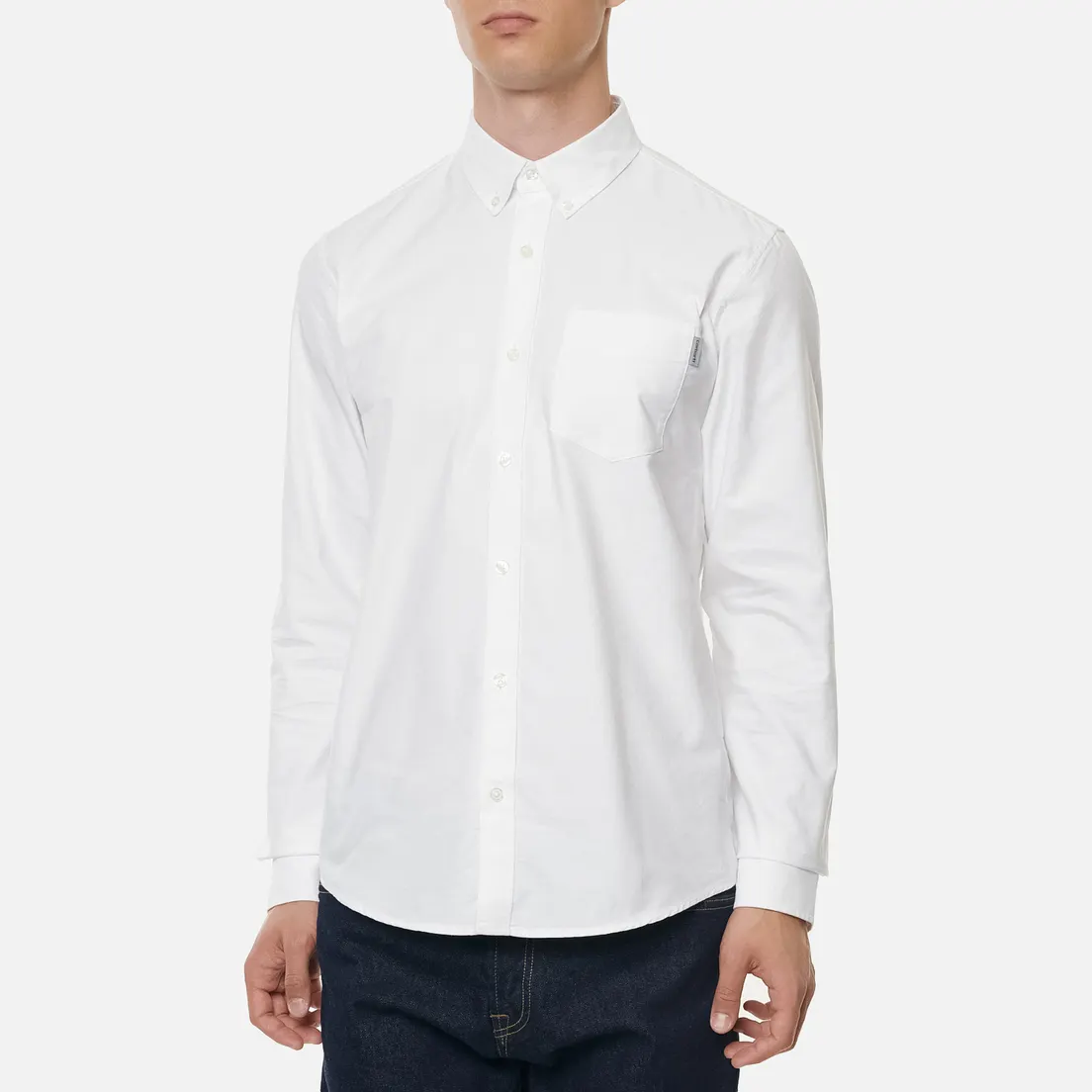 Carhartt WIP Мужская рубашка Button Down Pocket Cotton Oxford 4.7 Oz