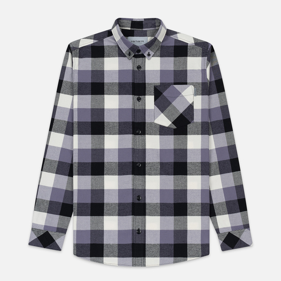 Мужская рубашка Carhartt WIP Keagan Check/Decent Purple