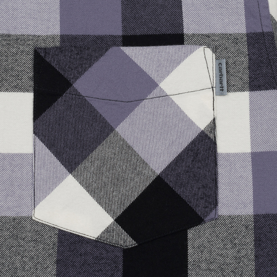 Мужская рубашка Carhartt WIP Keagan Check/Decent Purple