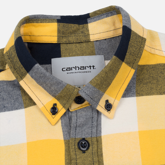 Мужская рубашка Carhartt WIP Keagan Check/Sunflower