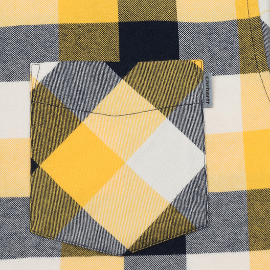Мужская рубашка Carhartt WIP Keagan Check/Sunflower
