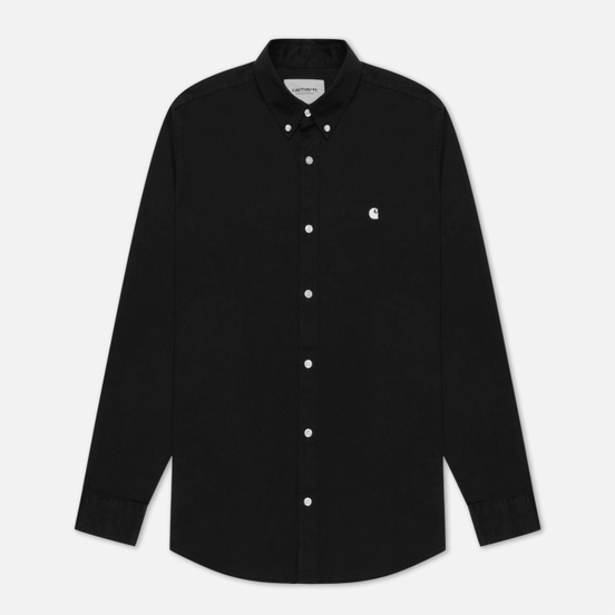 Мужская рубашка Carhartt WIP Madison 6.5 Oz Black/White