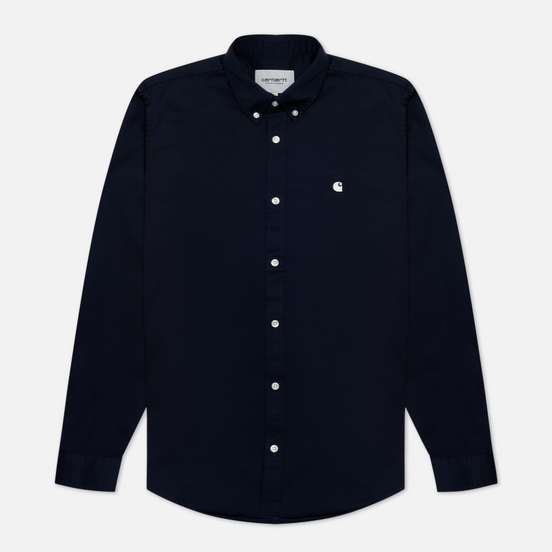 Мужская рубашка Carhartt WIP Madison 6.5 Oz Dark Navy/Wax