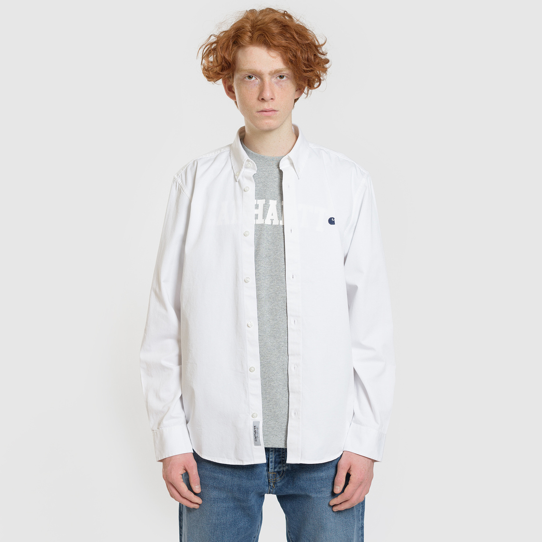 Carhartt WIP Мужская рубашка Madison 6.5 Oz