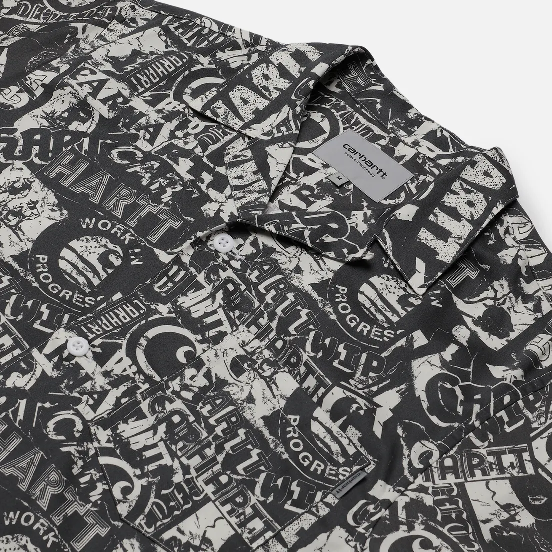 Carhartt WIP Мужская рубашка S/S Collage 3.8 Oz