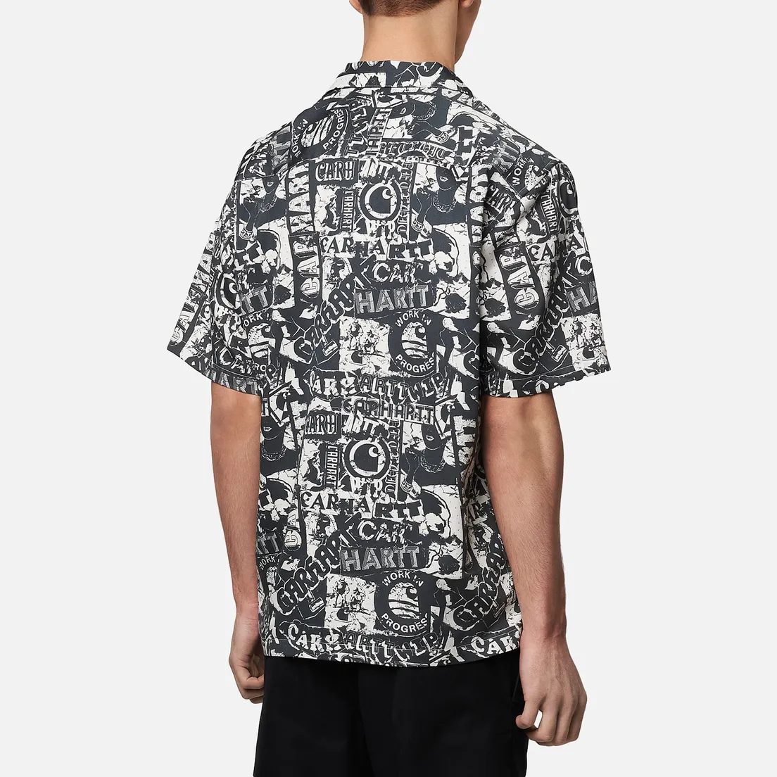 Carhartt WIP Мужская рубашка S/S Collage 3.8 Oz