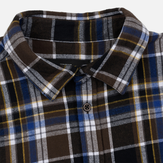 Мужская рубашка Edwin Don Java Brown Garment Wash