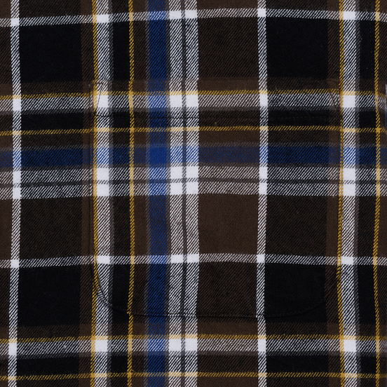 Мужская рубашка Edwin Don Java Brown Garment Wash