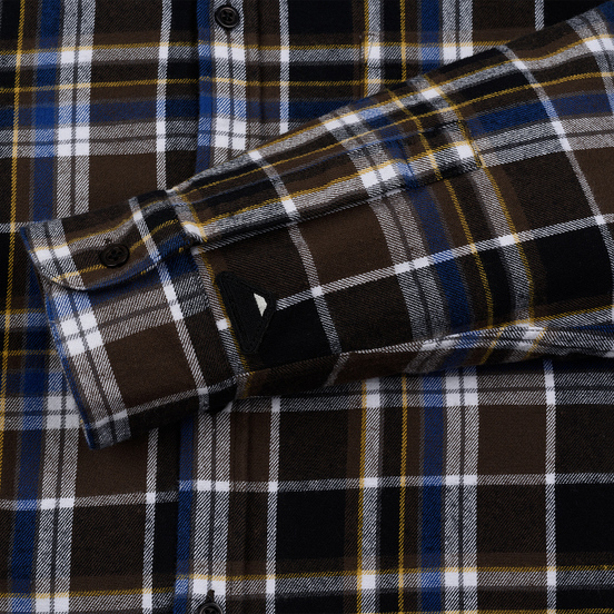 Мужская рубашка Edwin Don Java Brown Garment Wash