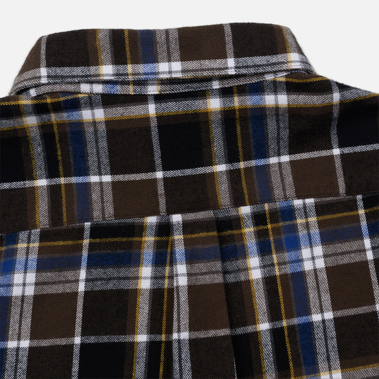 Мужская рубашка Edwin Don Java Brown Garment Wash