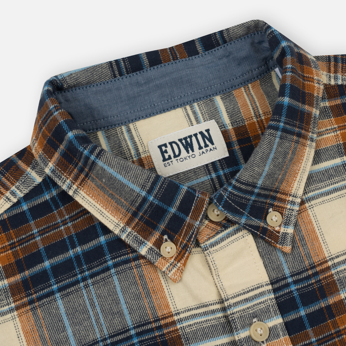 Edwin Мужская рубашка Tripple 10 Check Flanel