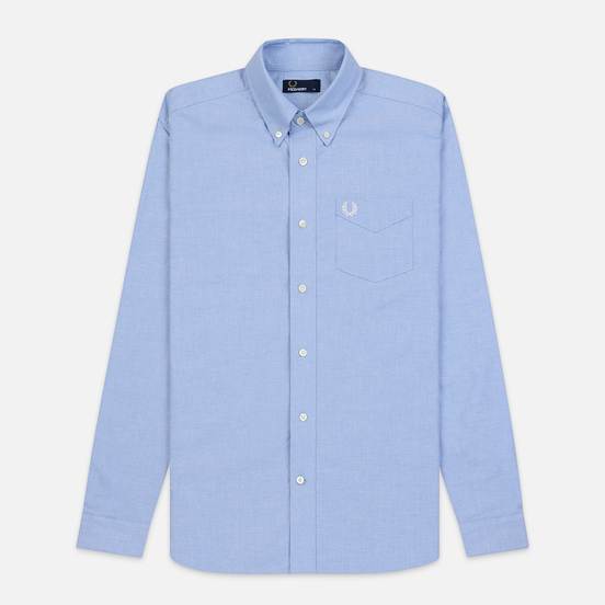 Мужская рубашка Fred Perry Authentic Button Down Oxford Light Smoke