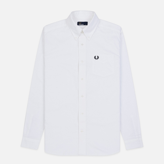 Мужская рубашка Fred Perry Authentic Button Down Oxford White
