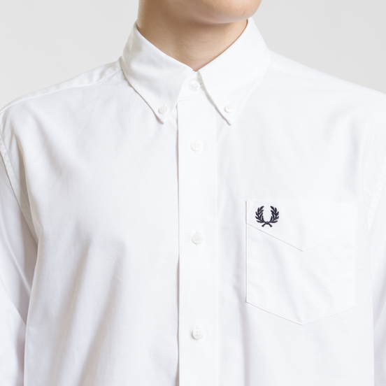 Мужская рубашка Fred Perry Authentic Button Down Oxford White