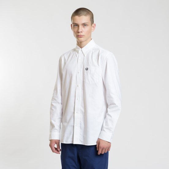 Мужская рубашка Fred Perry Authentic Button Down Oxford White