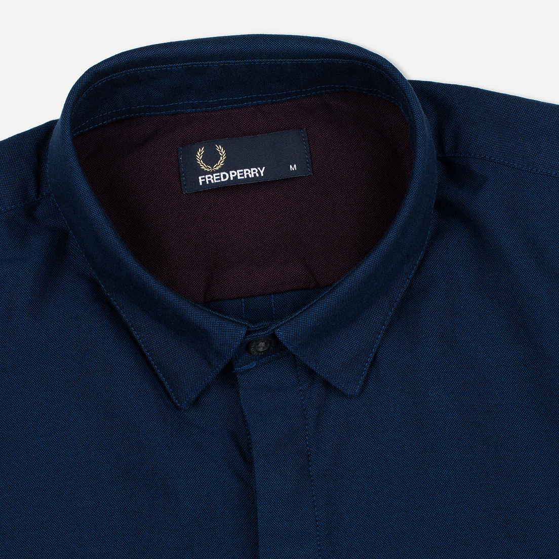 Fred Perry Мужская рубашка Concealed Placket Oxford