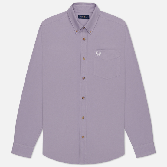 Мужская рубашка Fred Perry Overdyed Lavendar Ash