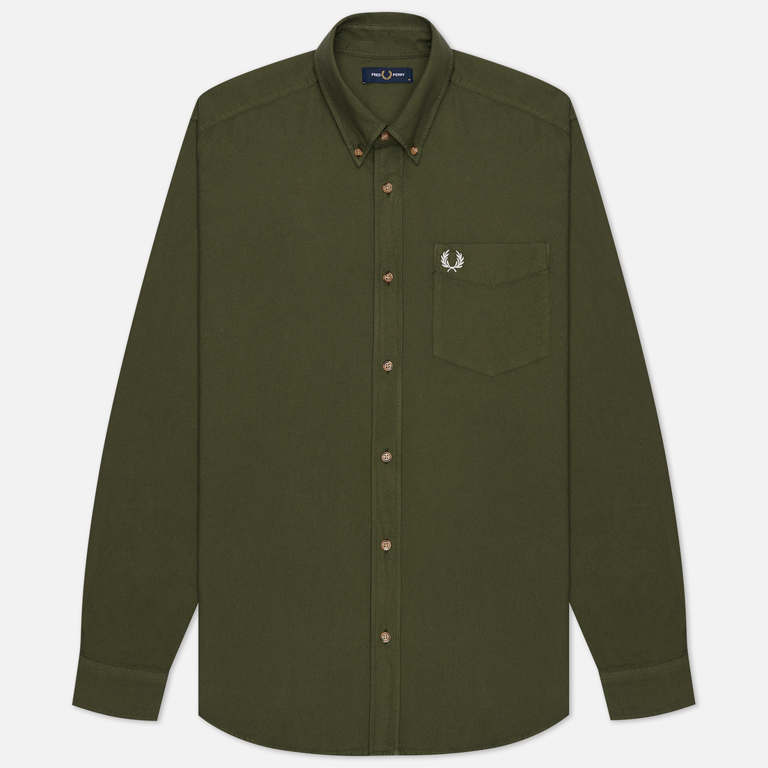 Fred Perry Мужская рубашка Overdyed