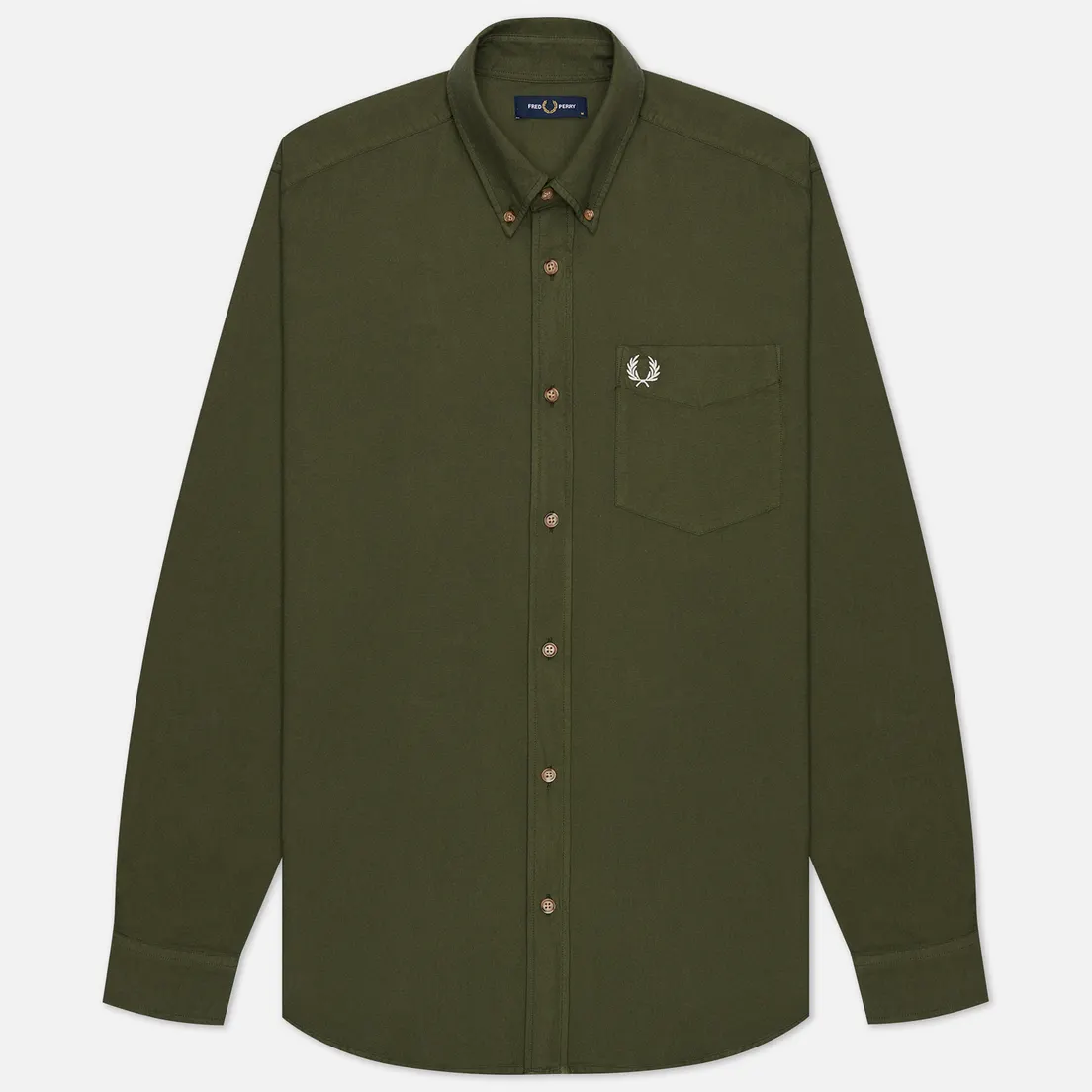 Fred Perry Мужская рубашка Overdyed