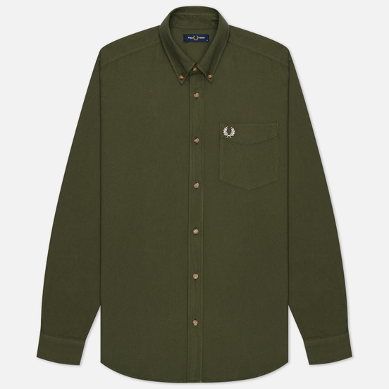 Мужская рубашка Fred Perry Overdyed Military Green