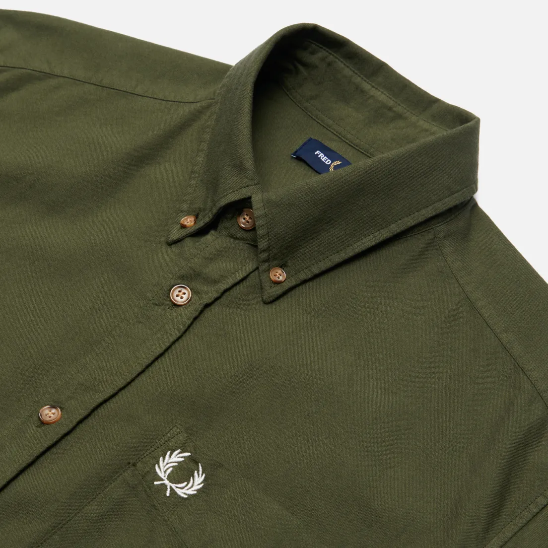 Fred Perry Мужская рубашка Overdyed