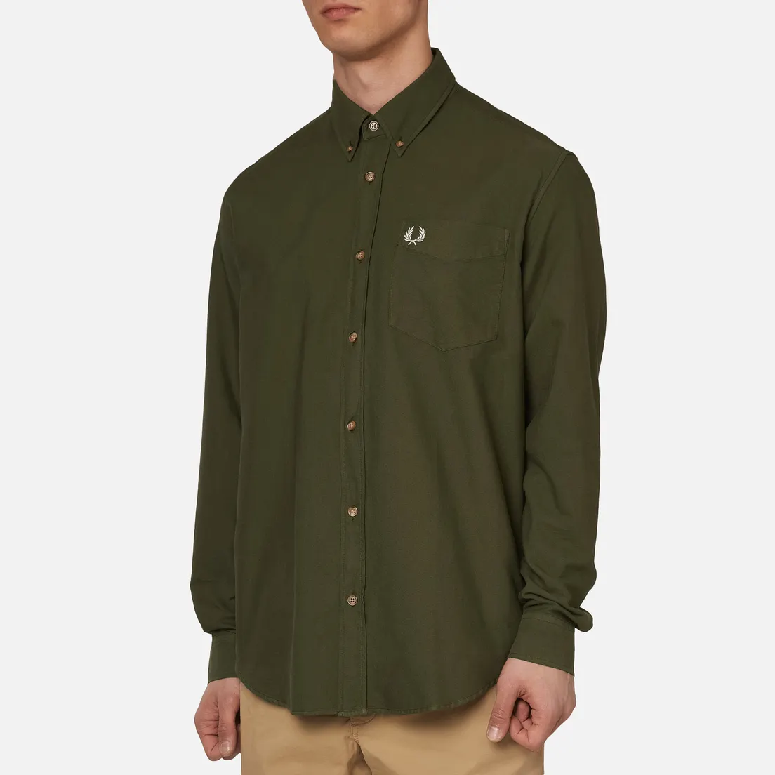 Fred Perry Мужская рубашка Overdyed