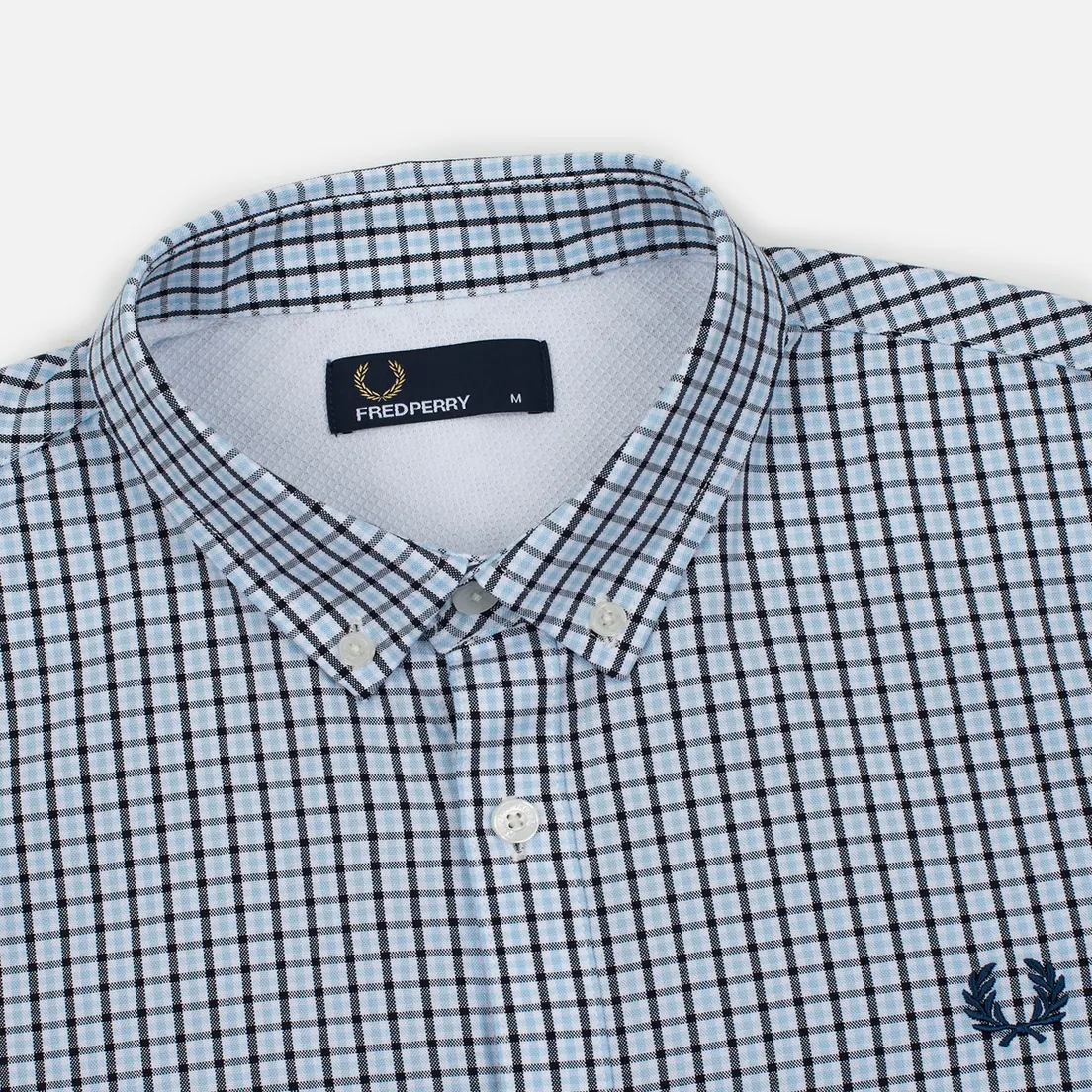 Fred Perry Мужская рубашка Three-Colour Basketweave