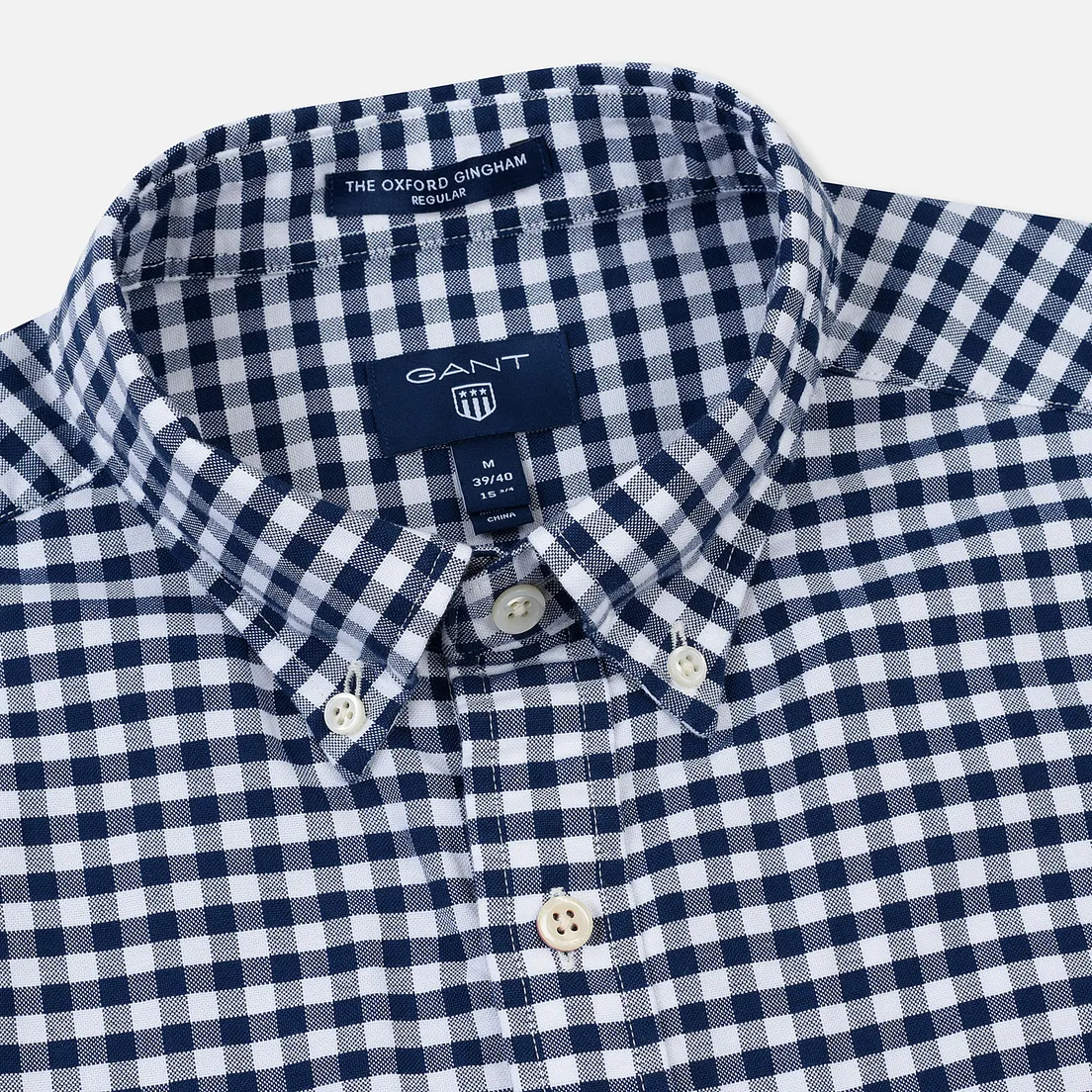 Gant Мужская рубашка The Oxford Gingham Regular Fit BD