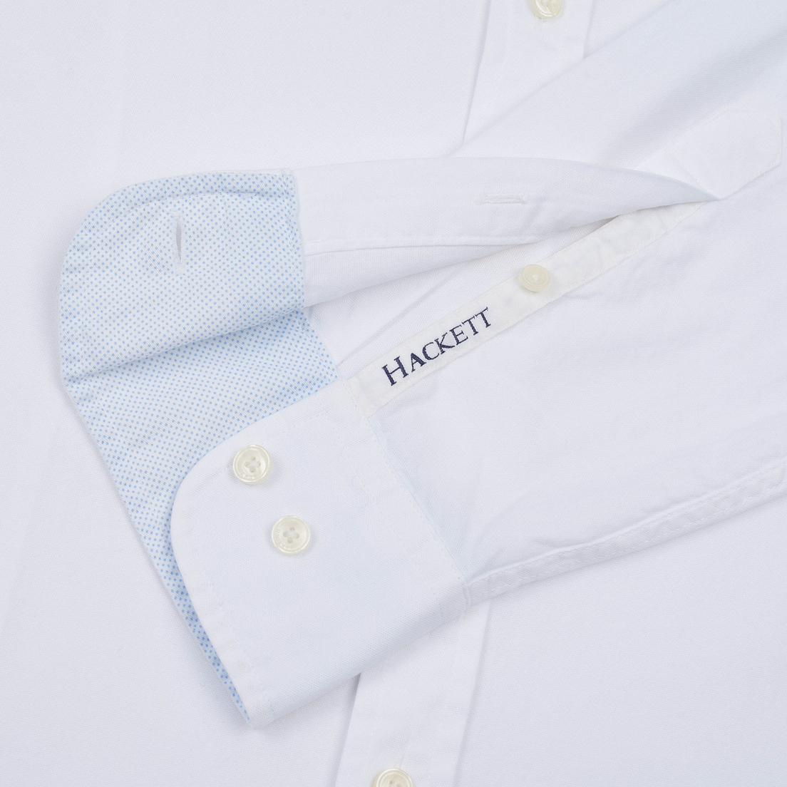 Hackett Мужская рубашка Dyed Oxford Brompton Slim Fit