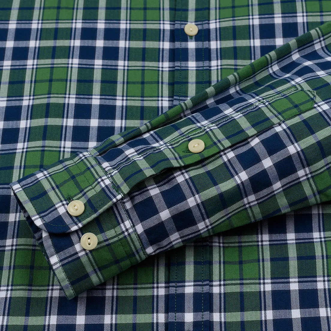 Hackett Мужская рубашка Logo HKT Bone Plaid
